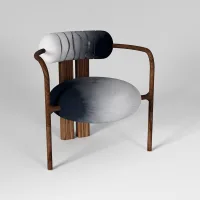 <a href="https://www.galeriegosserez.com/artistes/coudert-maugendre-sebastien.html">Sébastien Coudert-Maugendre</a> - Loire - Fauteuil brodé